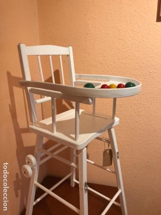 Vestidos mu&ntilde;eca espa&ntilde;ola cl&aacute;sica: Trona de madera - Foto 2