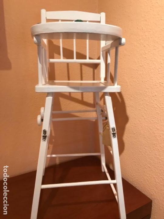 Vestidos mu&ntilde;eca espa&ntilde;ola cl&aacute;sica: Trona de madera - Foto 3