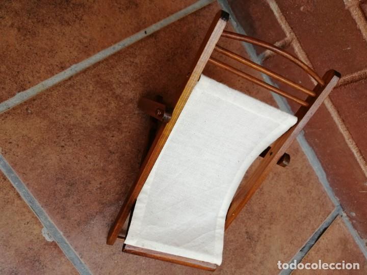 Vestidos mu&ntilde;eca espa&ntilde;ola cl&aacute;sica: Silla de madera - Foto 2