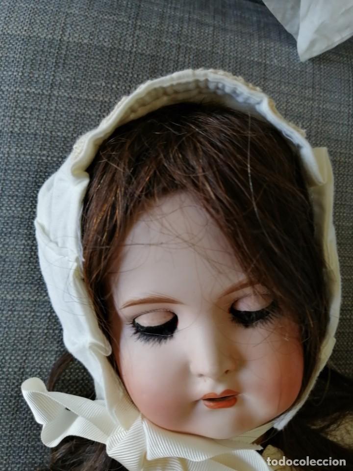 Vestidos mu&ntilde;eca espa&ntilde;ola cl&aacute;sica: Gorrito para mu&ntilde;eca antigua - Foto 1