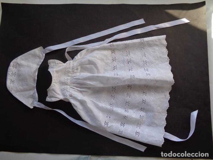 Vestidos mu&ntilde;eca espa&ntilde;ola cl&aacute;sica: FALDON Y GORRO PARA MU&Ntilde;ECO BEBE - Foto 1
