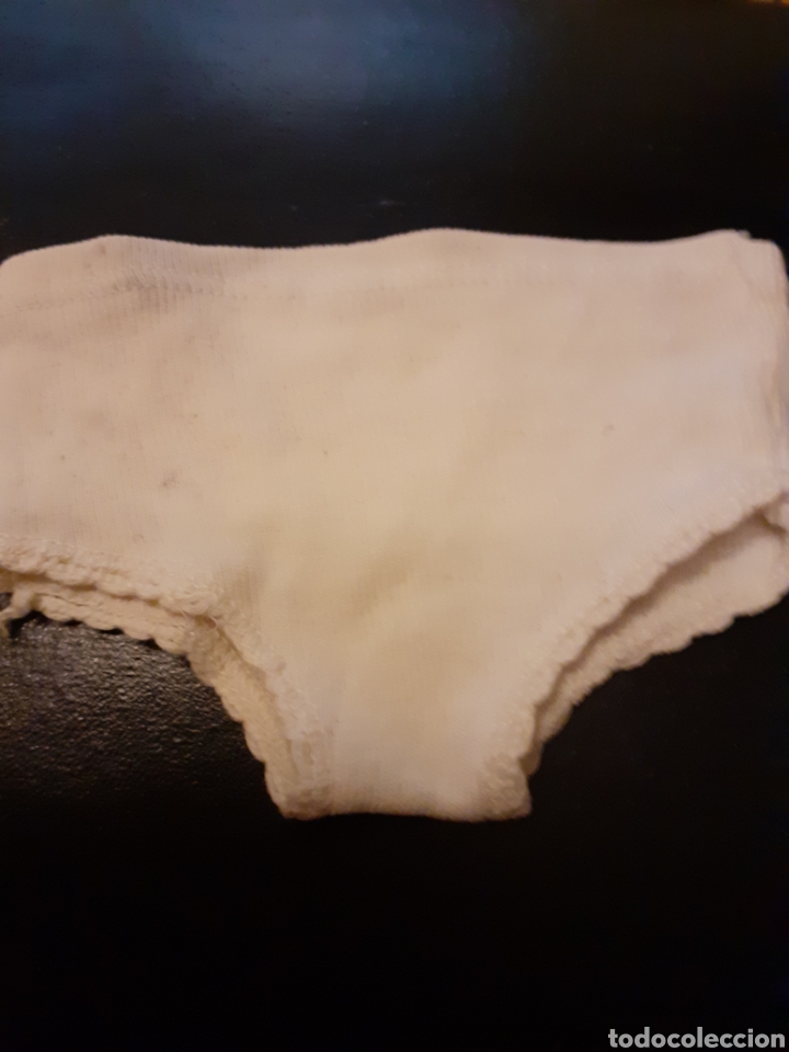Vestidos mu&ntilde;eca espa&ntilde;ola cl&aacute;sica: Braguita de interlock algod&oacute;n de mu&ntilde;eca Cayetana. - Foto 1