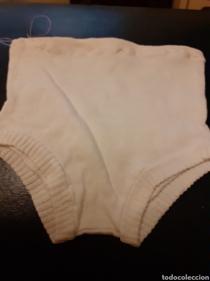 Vestidos mu&ntilde;eca espa&ntilde;ola cl&aacute;sica: Braguita de interlock algod&oacute;n de la mu&ntilde;eca Militina - Foto 1