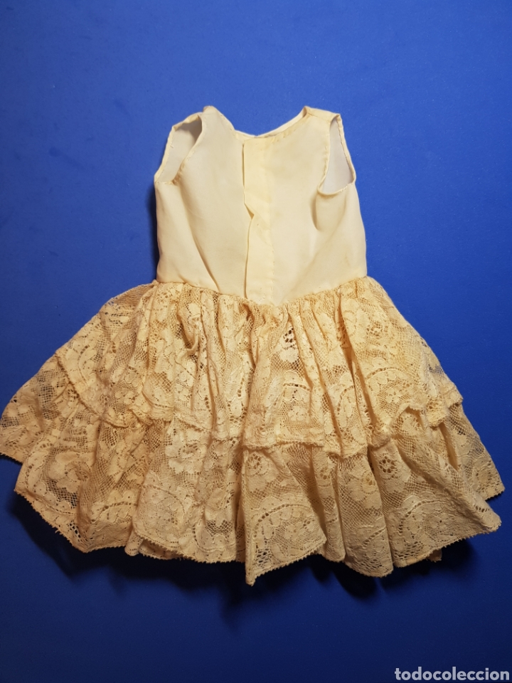 Vestidos mu&ntilde;eca espa&ntilde;ola cl&aacute;sica: Vestido de mu&ntilde;eca beig - Foto 4