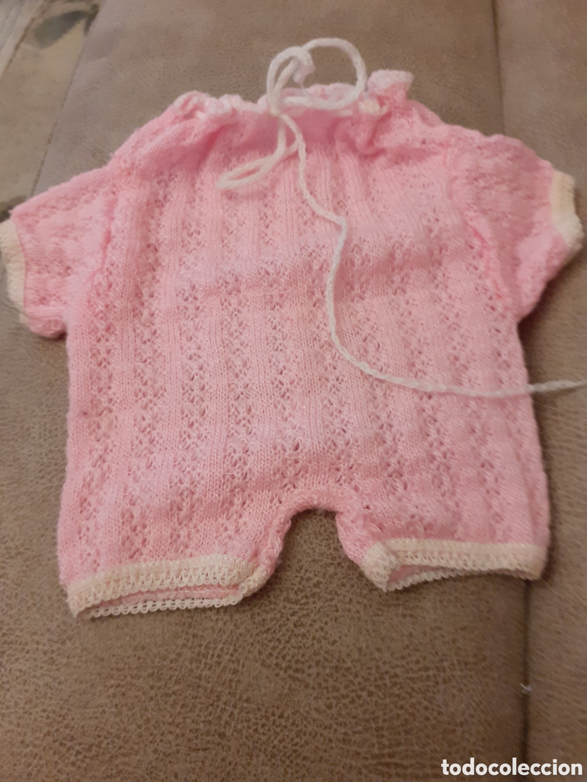 Vestidos mu&ntilde;eca espa&ntilde;ola cl&aacute;sica: Pelele de punto de mu&ntilde;eca Chispipi . - Foto 2