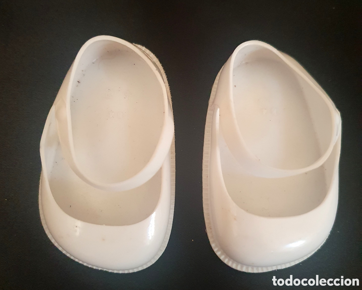 Vestidos mu&ntilde;eca espa&ntilde;ola cl&aacute;sica: Zapatos mu&ntilde;eca blancos - Foto 1