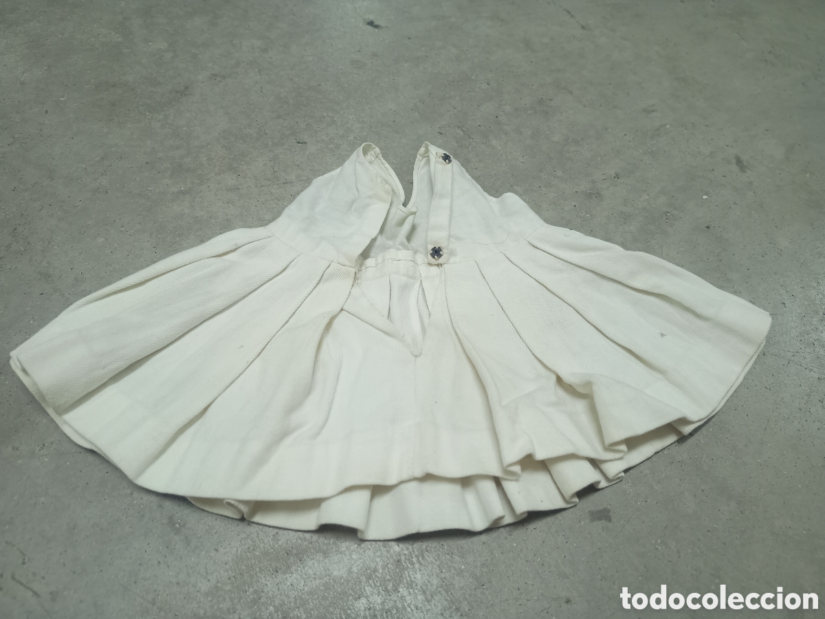 Vestidos mu&ntilde;eca espa&ntilde;ola cl&aacute;sica: VESTIDO BLANCO DE MU&Ntilde;ECA - Foto 2