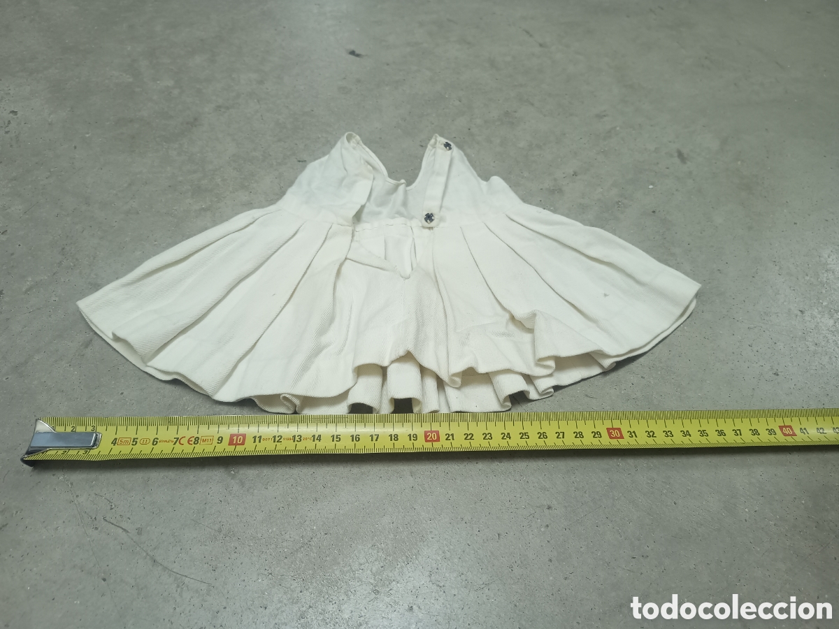 Vestidos mu&ntilde;eca espa&ntilde;ola cl&aacute;sica: VESTIDO BLANCO DE MU&Ntilde;ECA - Foto 4