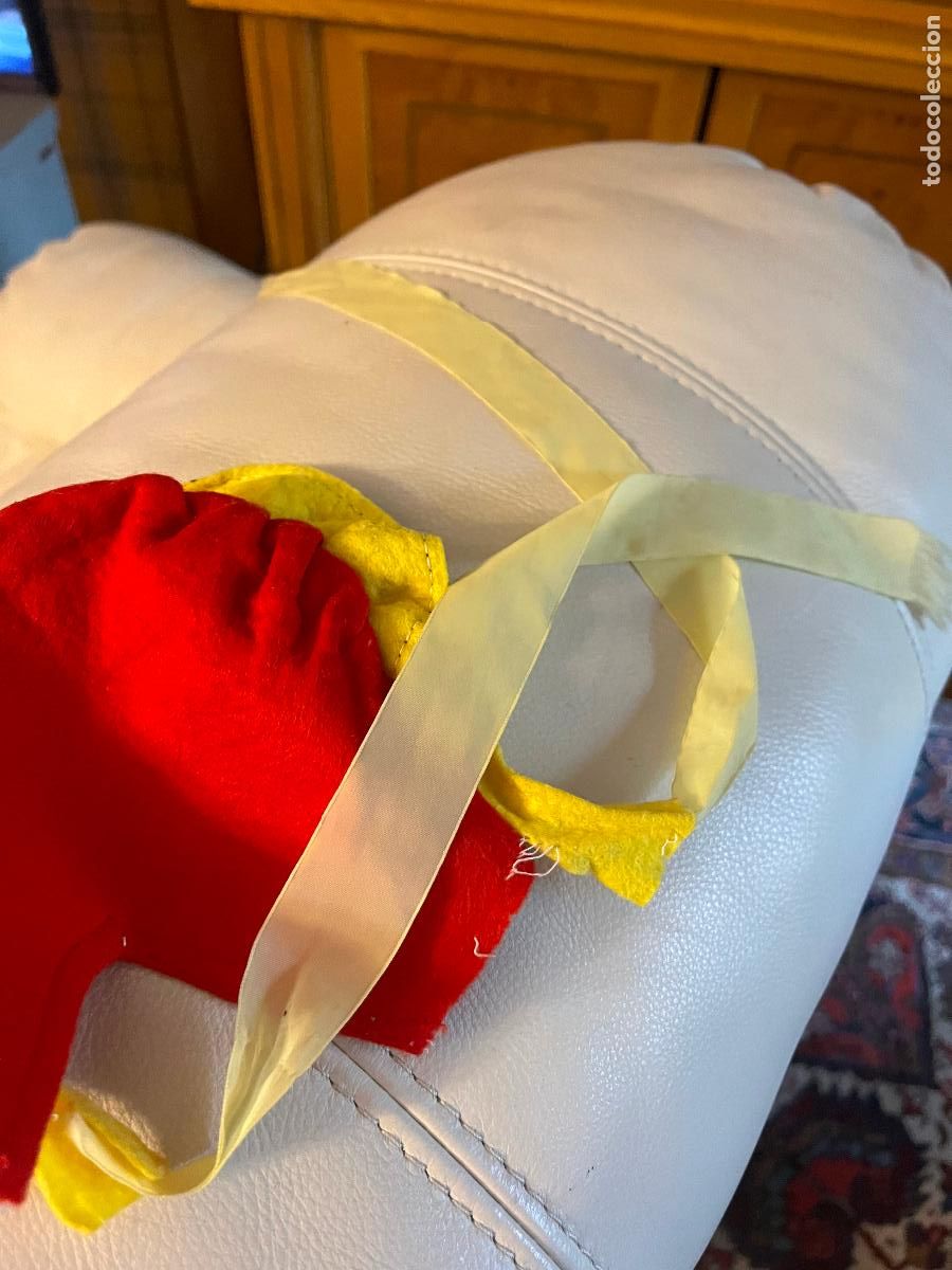 Vestidos mu&ntilde;eca espa&ntilde;ola cl&aacute;sica: Gorro para mu&ntilde;eca, con flores - Foto 5