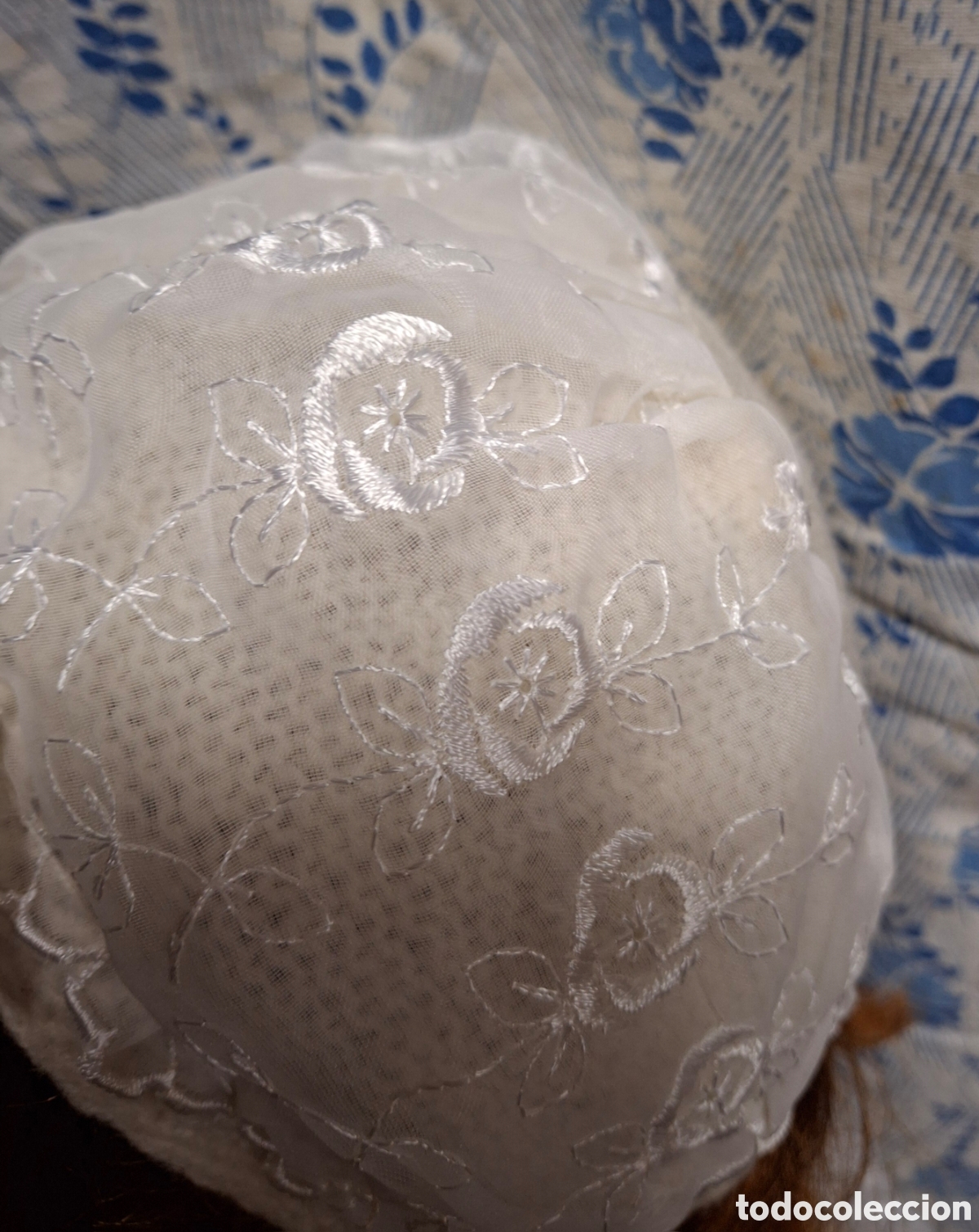 Vestidos mu&ntilde;eca espa&ntilde;ola cl&aacute;sica: Vestidito de mu&ntilde;eca con tul y gorrita - Foto 7
