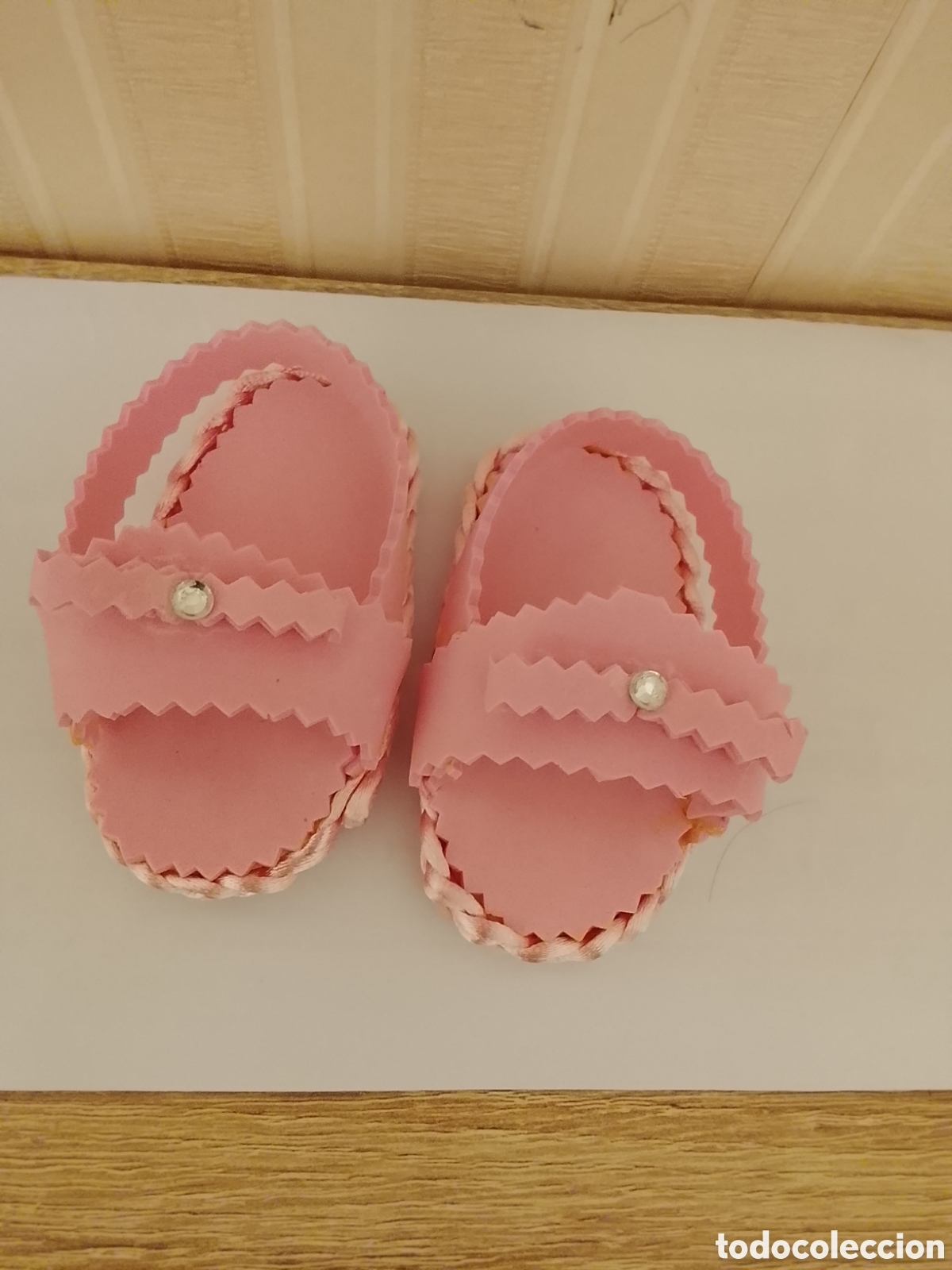Vestidos Mu&ntilde;eca Espa&ntilde;ola Cl&aacute;sica: Sandalias ,para Guendolina ,Pierina .Miden 10 cent