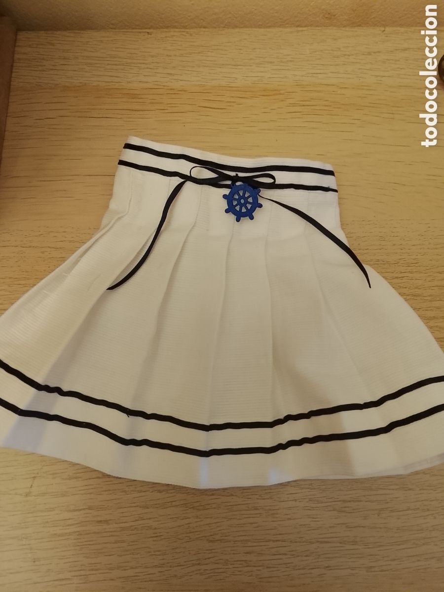Dresses Classic Spanish Doll: Faldita marinera de mu&ntilde;eca Pierina
