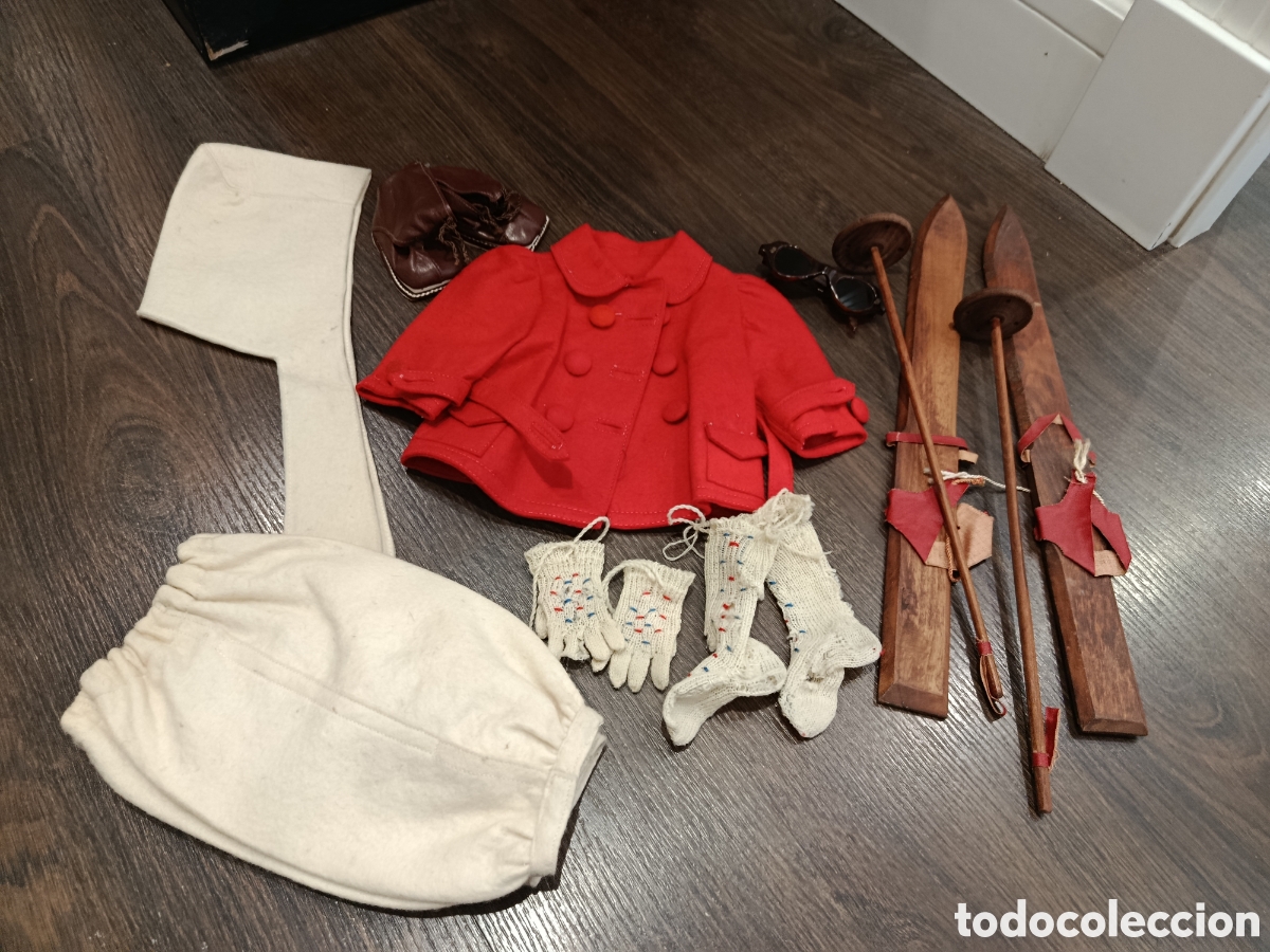 Vestidos Mu&ntilde;eca Espa&ntilde;ola Cl&aacute;sica: Conjunto esqu&iacute; Mariquita P&eacute;rez