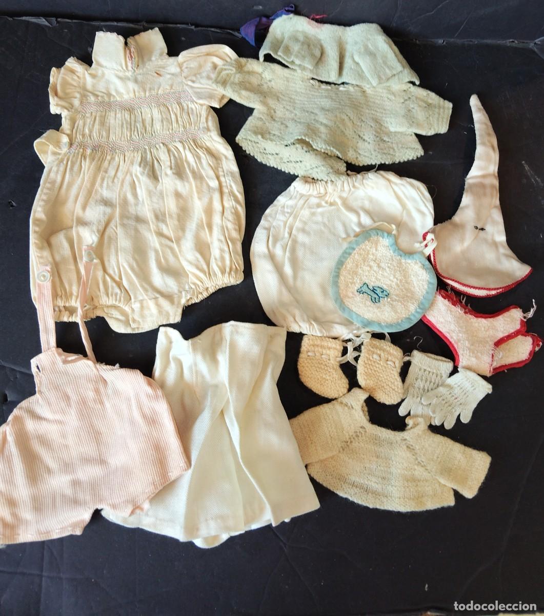 Vestidos Mu&ntilde;eca Espa&ntilde;ola Cl&aacute;sica: Lote de ropa de mu&ntilde;ecos antigua a&ntilde;os 50