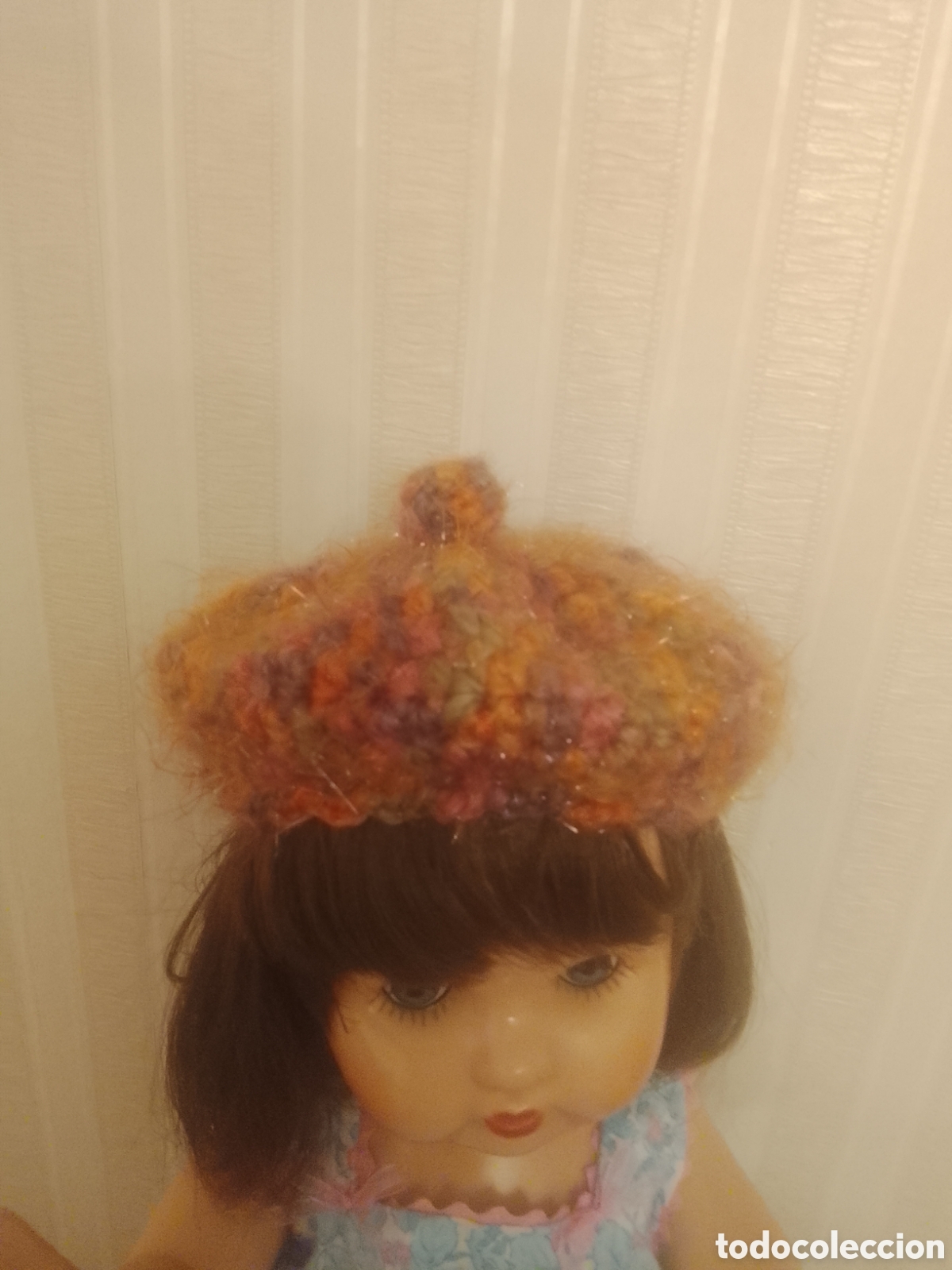 Vestidos Mu&ntilde;eca Espa&ntilde;ola Cl&aacute;sica: Gorra de lana ,para Mariquita Perez