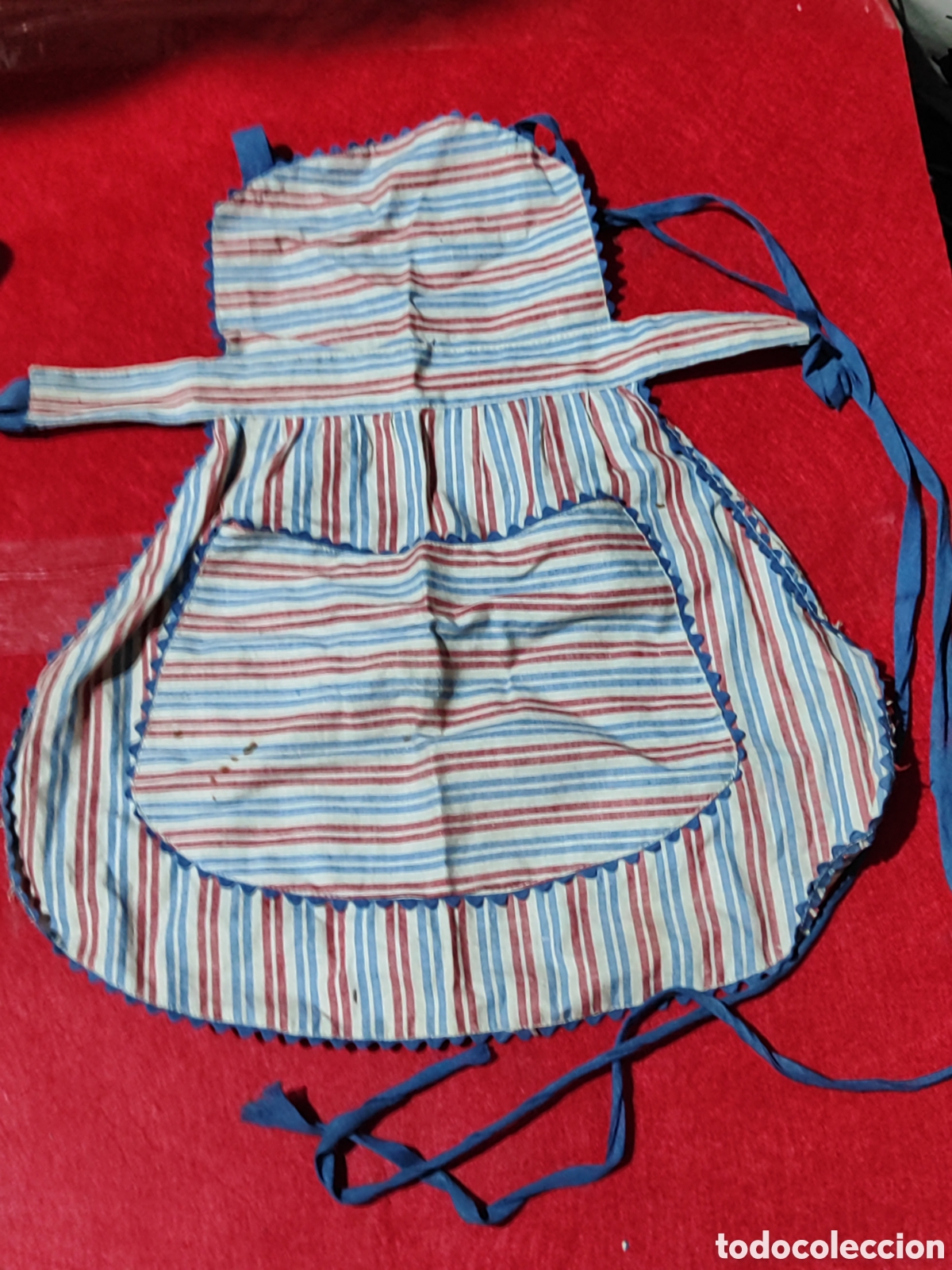 Vestidos mu&ntilde;eca espa&ntilde;ola cl&aacute;sica: Original delantal para mu&ntilde;eca antigua tipo Cayetana Gisela maricielo o similar