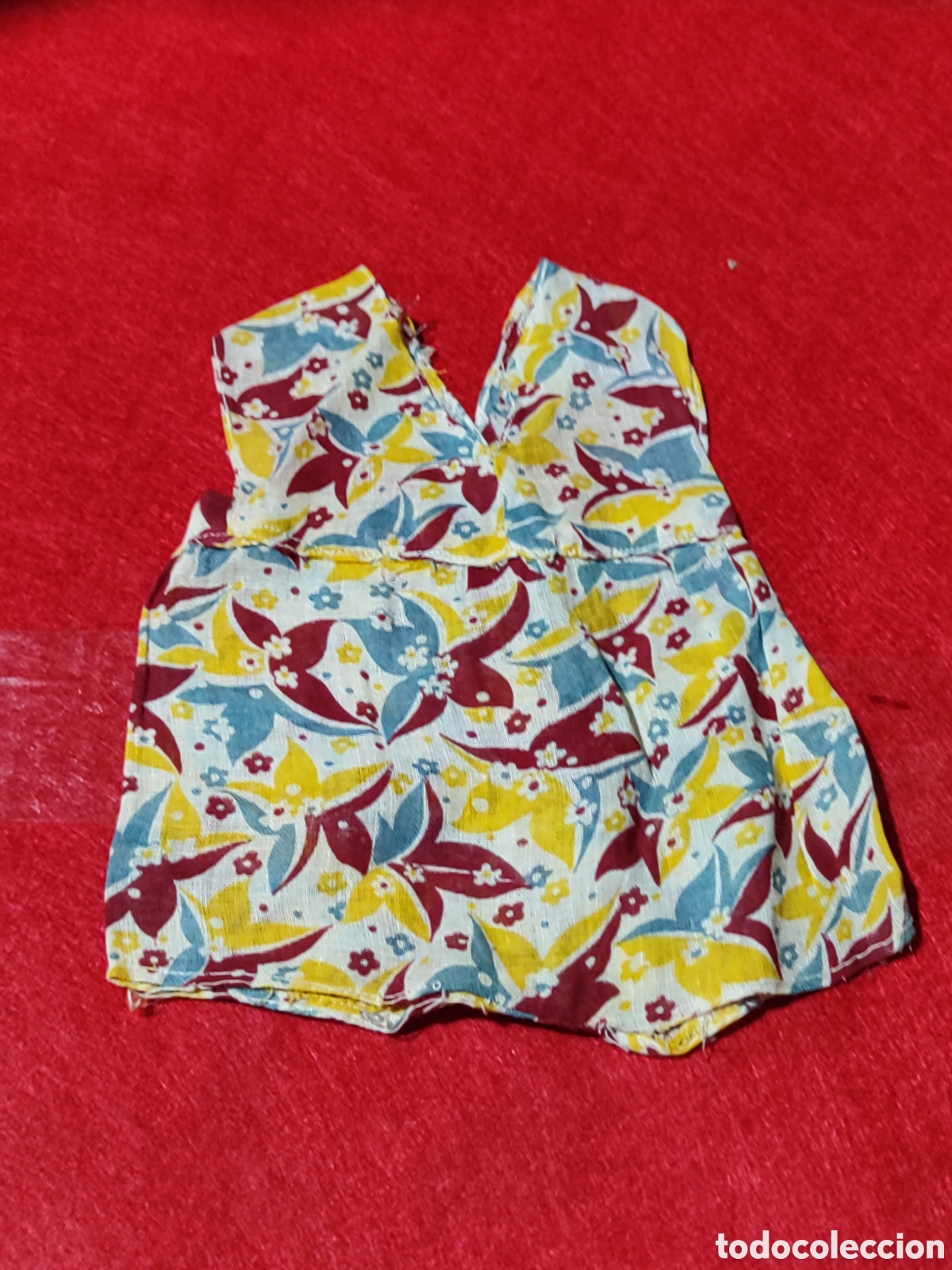 Vestidos mu&ntilde;eca espa&ntilde;ola cl&aacute;sica: Mono playero para mu&ntilde;eca antigua mariciela Cayetana mariquita P&eacute;rez o similar sin etiqueta
