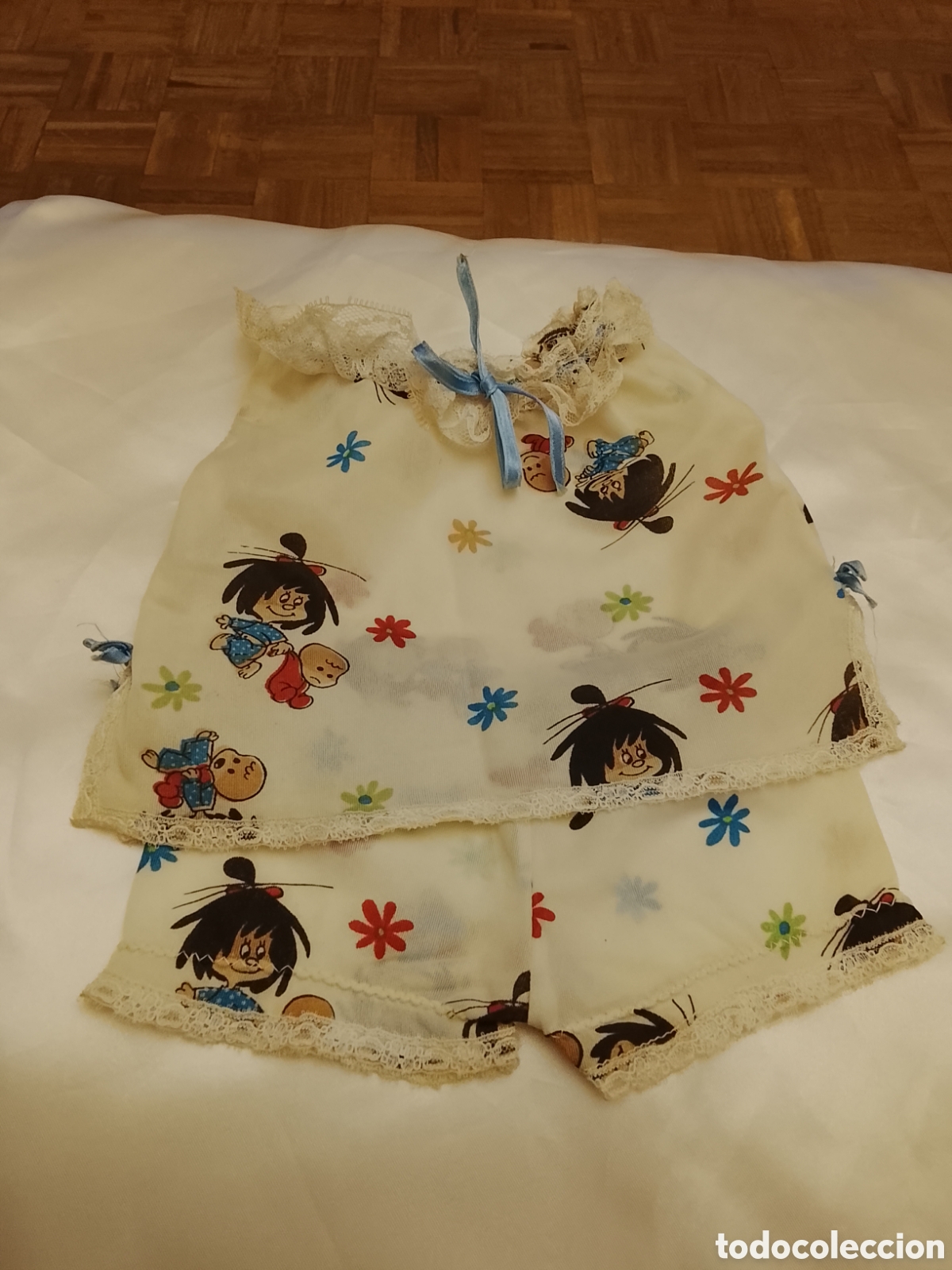 Vestidos mu&ntilde;eca espa&ntilde;ola cl&aacute;sica: Autentico conjunto de camis&oacute;n y pololo ,familia telerin , de Giovana de Jesmar