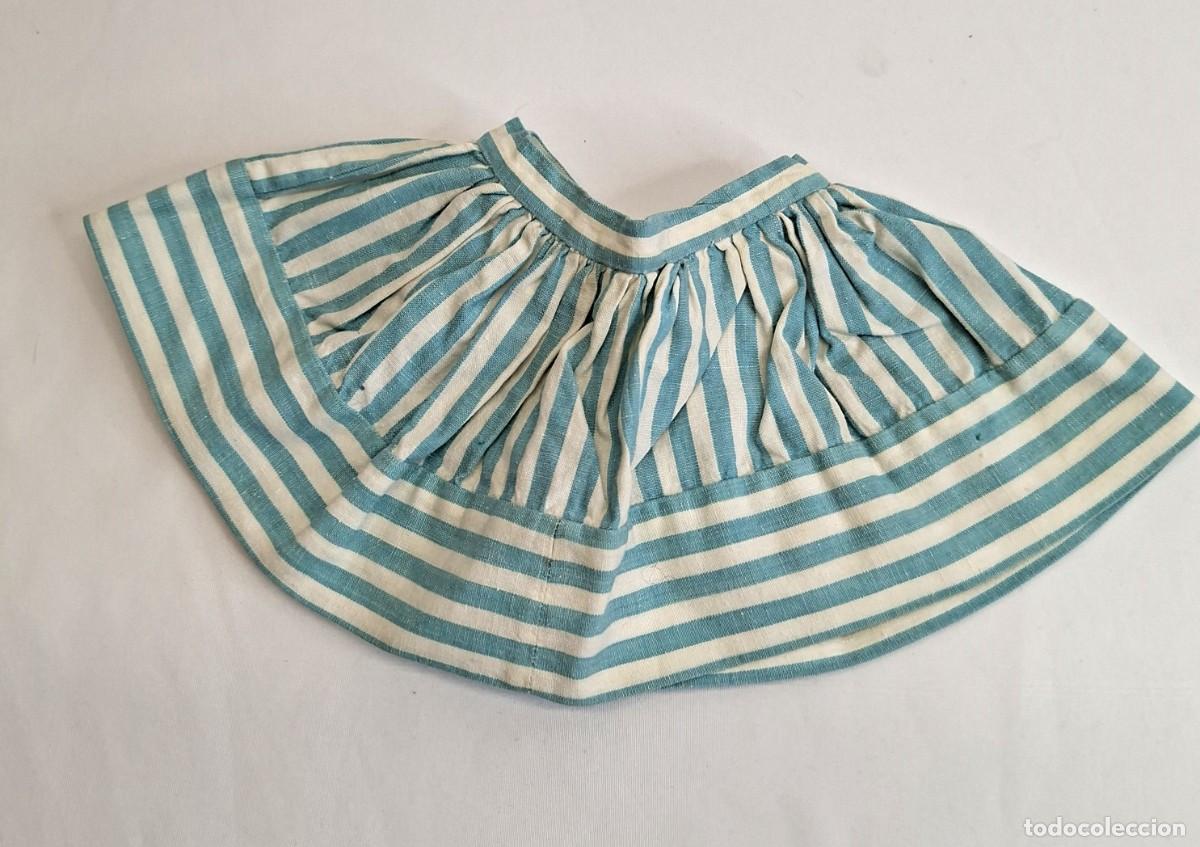 Vestidos mu&ntilde;eca espa&ntilde;ola cl&aacute;sica: FALDA PARA MU&Ntilde;ECA ANTIGUA, ( medidas cintura 11 cm y largo 12 cm).