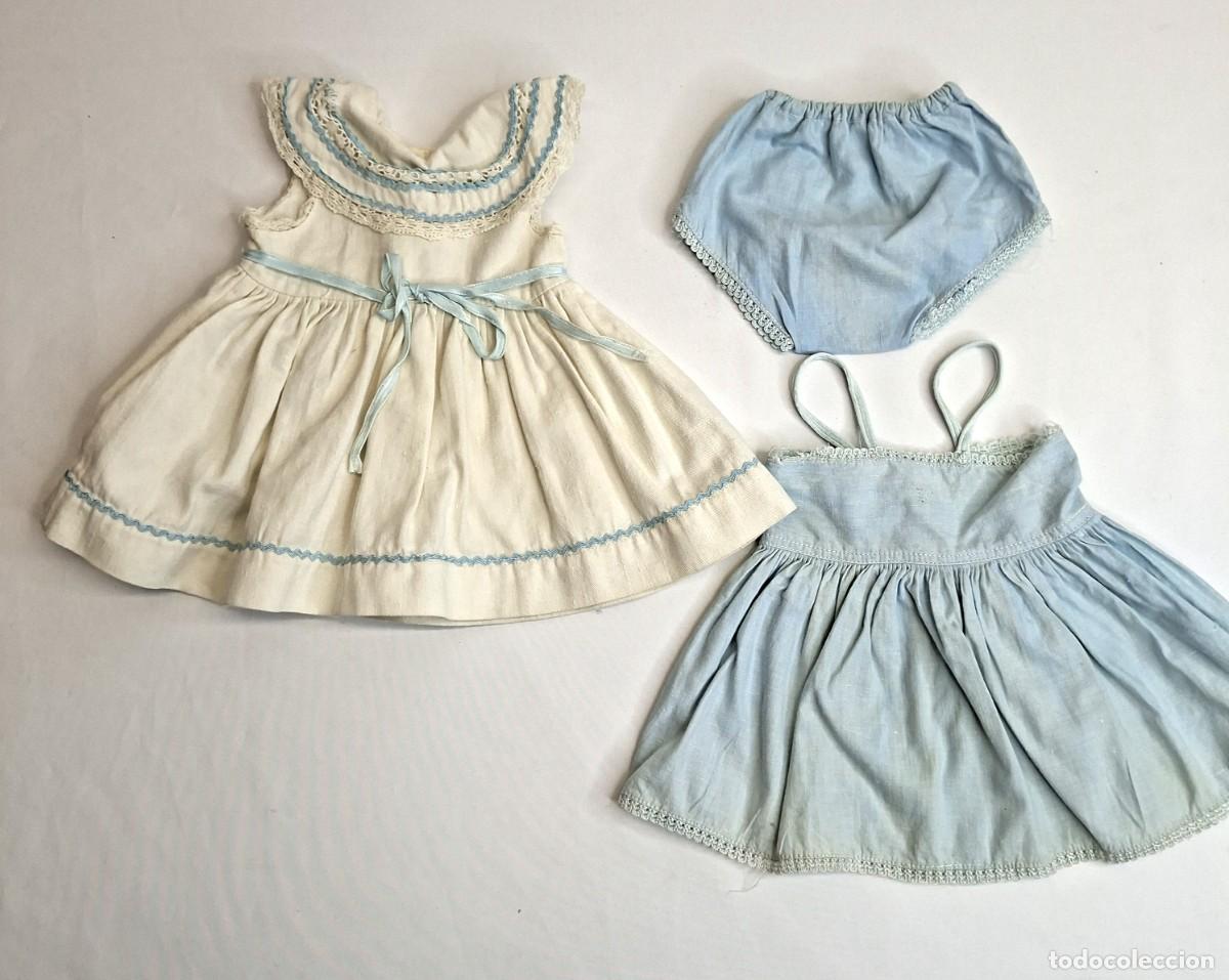 Vestidos mu&ntilde;eca espa&ntilde;ola cl&aacute;sica: VESTIDO Y ROPA INTERIOR PARA MU&Ntilde;ECA TIPO CAYETANA.