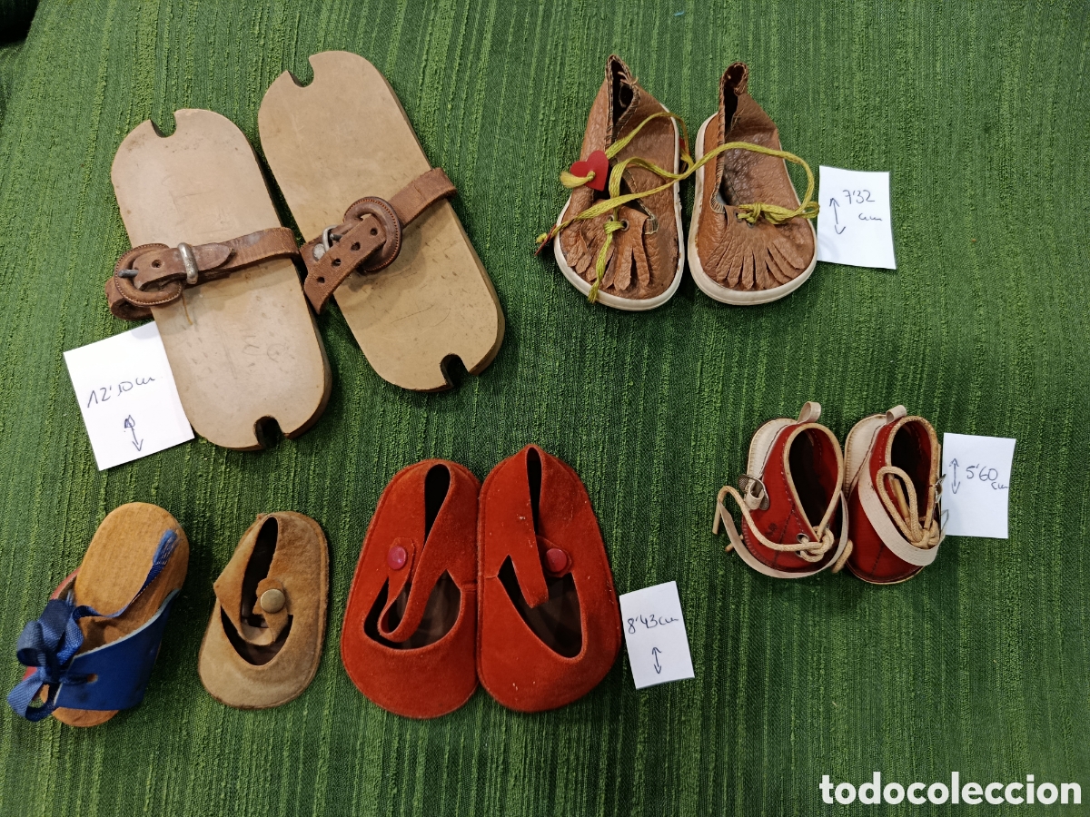 Vestidos mu&ntilde;eca espa&ntilde;ola cl&aacute;sica: Lote zapatos de mu&ntilde;eca.