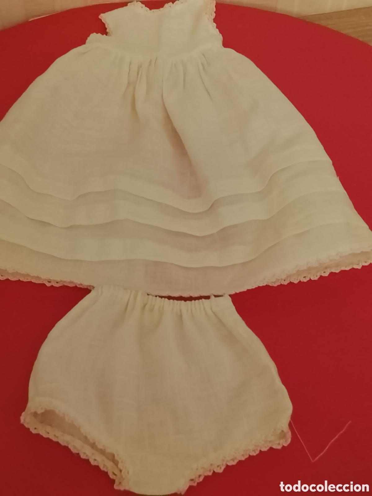 Vestidos mu&ntilde;eca espa&ntilde;ola cl&aacute;sica: Enagua y braguita de Mariquita P&eacute;rez ,a&ntilde;os 50.Ver fotos