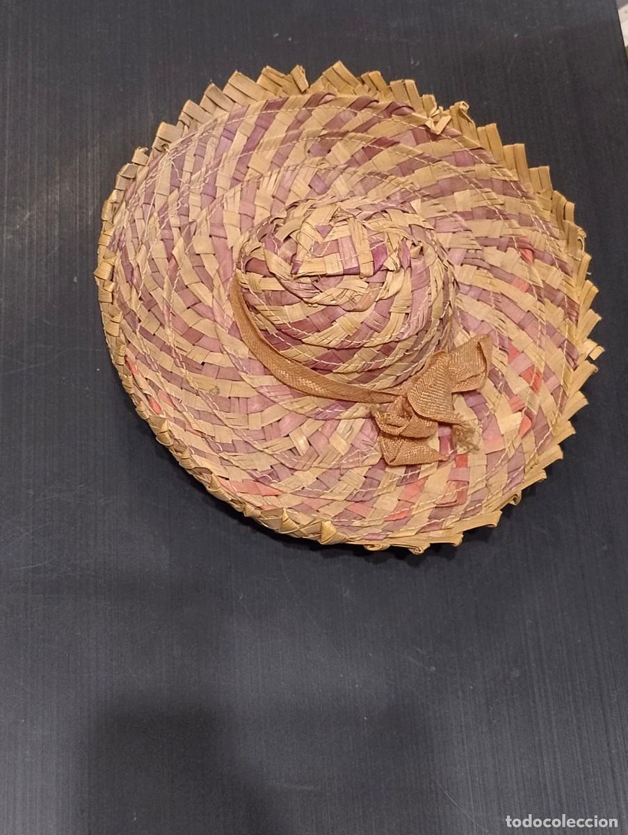 Kleider Klassische spanische Puppen: Sombrero de paja para mu&ntilde;eca.