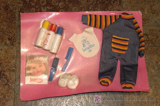 Vestidos mu&ntilde;ecas espa&ntilde;olas: CONJUNTO EL D&Iacute;A DE LAVADITO - Foto 1