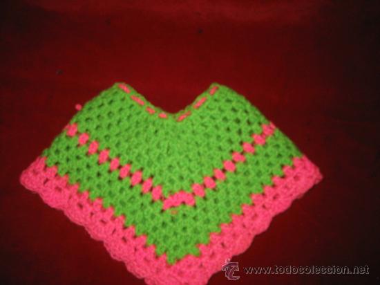Vestidos mu&ntilde;ecas espa&ntilde;olas: BONITO PONCHO  DE MU&Ntilde;ECA - Foto 2