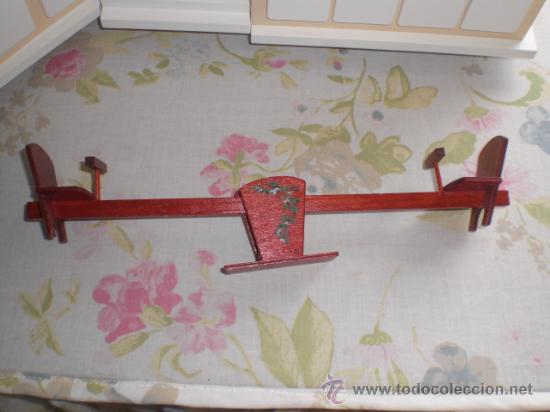 Vestidos mu&ntilde;ecas espa&ntilde;olas: COLUMPIO DE MADERA PARA MU&Ntilde;ECAS - Foto 2