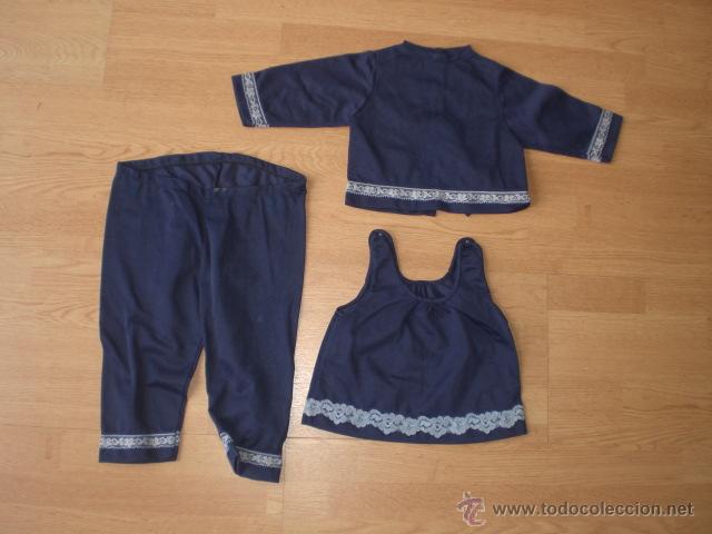 Vestidos mu&ntilde;ecas espa&ntilde;olas: CONJUNTO TRIPLE PARA DORMIR PARA MU&Ntilde;ECAS - Foto 1