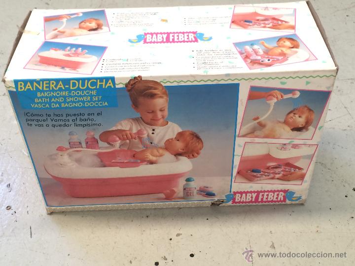 muñeca con bañera y ducha