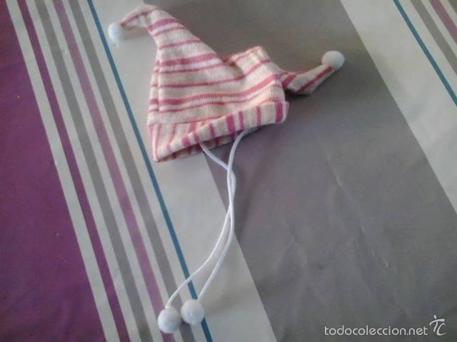 Vestidos mu&ntilde;ecas espa&ntilde;olas: gorro para mu&ntilde;eco bebe - Foto 1