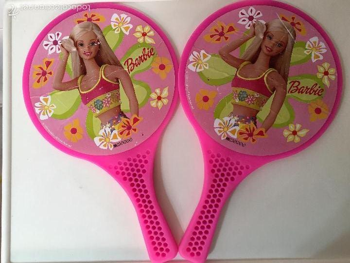 Vestidos mu&ntilde;ecas espa&ntilde;olas: RAQUETA PLAYA DE BARBIE - Foto 1