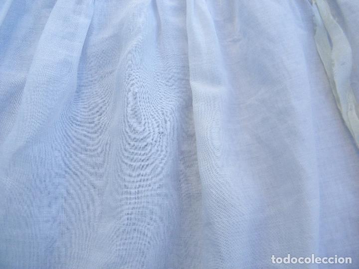 Vestidos mu&ntilde;ecas espa&ntilde;olas: Fald&oacute;n blanco antiguo de mu&ntilde;eco - Foto 2