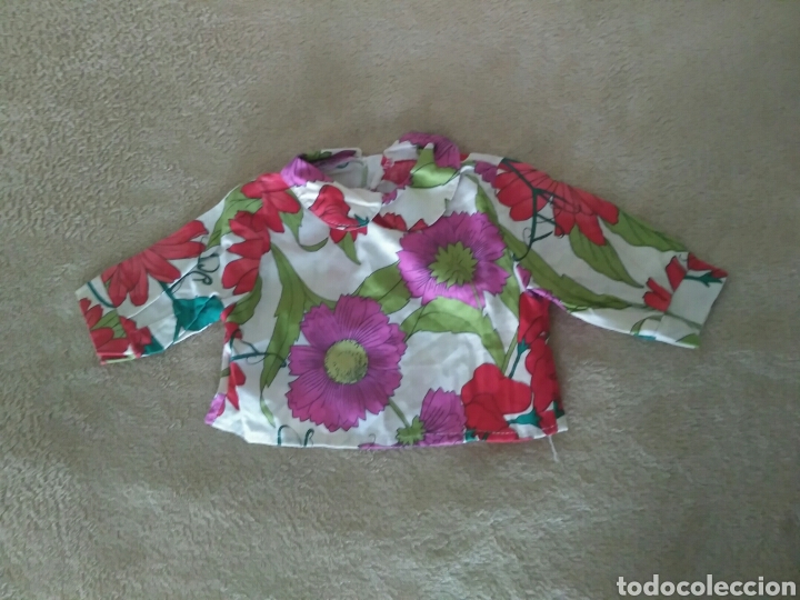 Vestidos mu&ntilde;ecas espa&ntilde;olas: CAMISA FLOREADA PARA MU&Ntilde;ECA - Foto 1