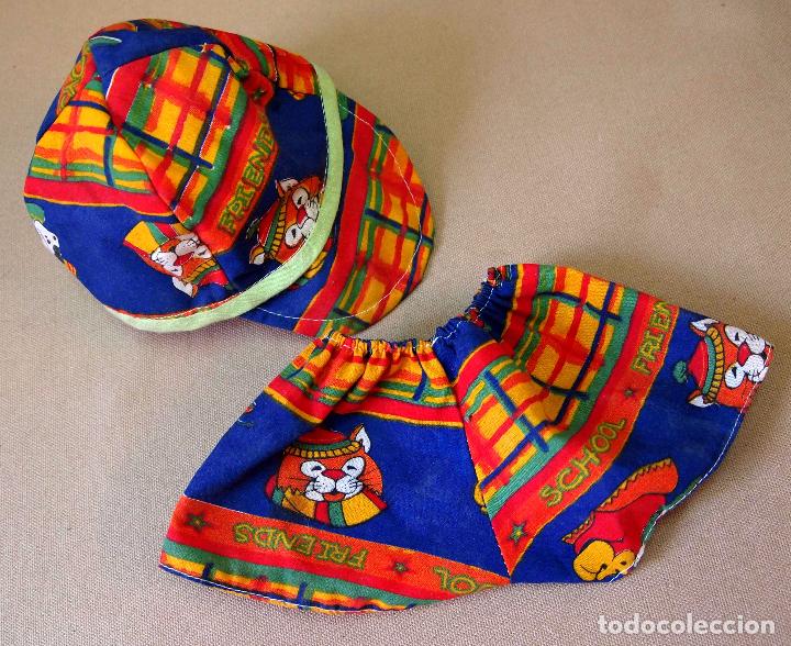 Vestidos mu&ntilde;ecas espa&ntilde;olas: ROPA Y COMPLEMENTOS DE MU&Ntilde;ECA MODERNA ESPA&Ntilde;OLA, GORRO Y PANTALON, JESMAR - Foto 1