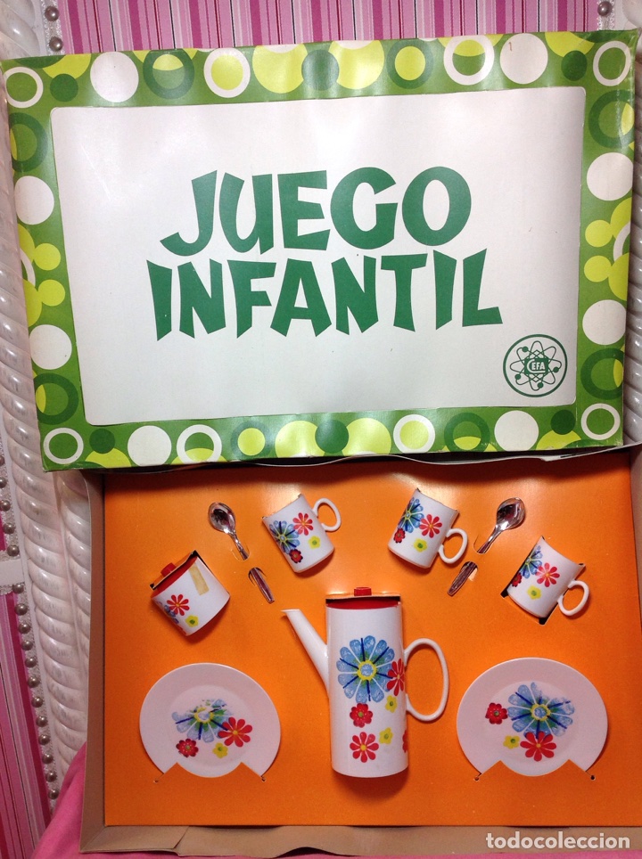 Vestidos mu&ntilde;ecas espa&ntilde;olas: JUEGO DE CAF&Eacute; MARCA CEFA DE LOS 70 - Foto 1
