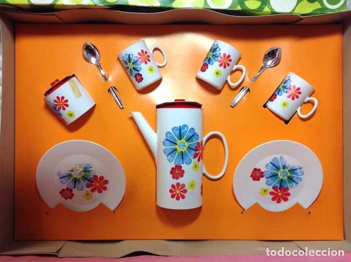 Vestidos mu&ntilde;ecas espa&ntilde;olas: JUEGO DE CAF&Eacute; MARCA CEFA DE LOS 70 - Foto 2