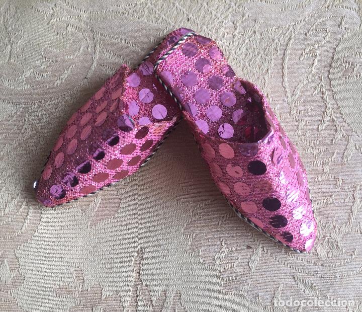 Vestidos mu&ntilde;ecas espa&ntilde;olas: CURIOSAS BABUCHAS PARA MU&Ntilde;ECA - Foto 1
