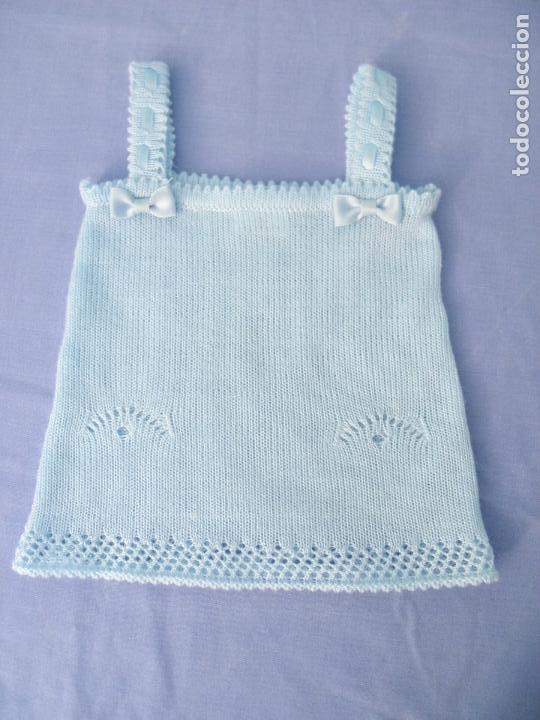 vestido azul de tricot para muñeca bebé o rebor - Comprar Vestidos y  Accesorios Muñeca española Moderna en todocoleccion - 107426423