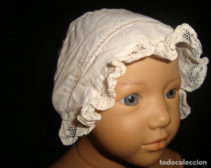 Vestidos mu&ntilde;ecas espa&ntilde;olas: GORRO ANTIGUO CON ENCAJE - Foto 2