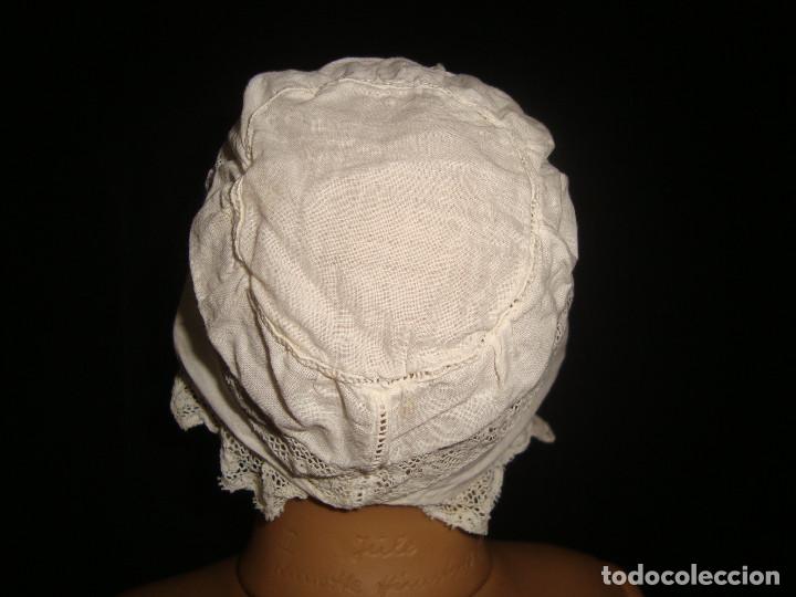 Vestidos mu&ntilde;ecas espa&ntilde;olas: GORRO ANTIGUO CON ENCAJE - Foto 3