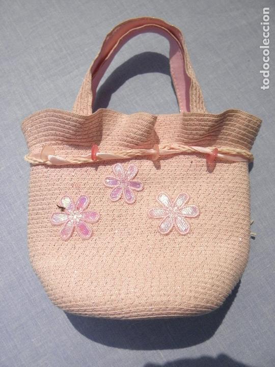 Vestidos mu&ntilde;ecas espa&ntilde;olas: Bolso rosa para mu&ntilde;ecas - Foto 1
