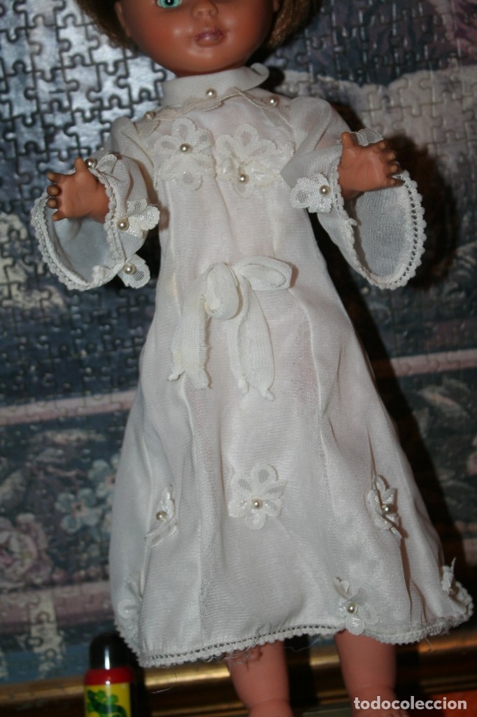 antiguo vestido años 70 confeccion industrial v - Buy Dresses and  accessories for modern Spanish dolls on todocoleccion