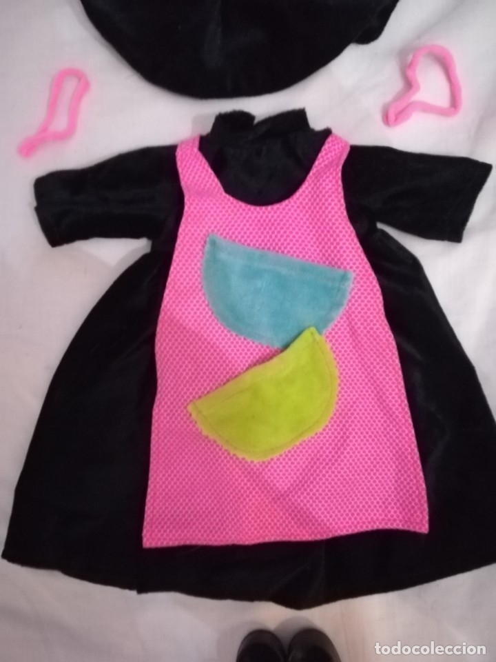Vestidos mu&ntilde;ecas espa&ntilde;olas: CONJUNTO MU&Ntilde;ECA BRUJA ORIGINAL ONIL - Foto 2