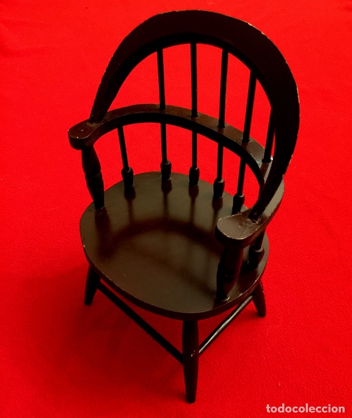 Vestidos mu&ntilde;ecas espa&ntilde;olas: SILL&Oacute;N DE MADERA PARA MU&Ntilde;ECAS. - Foto 4