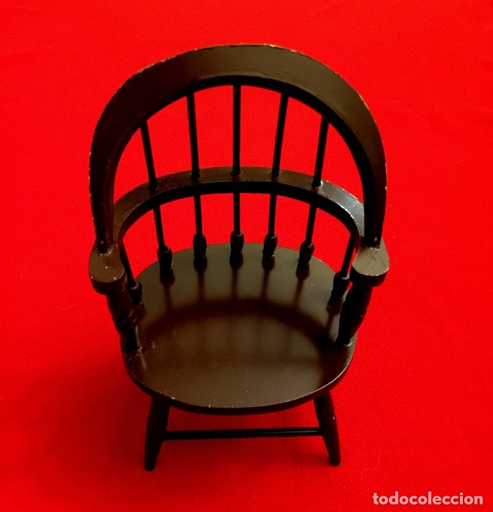 Vestidos mu&ntilde;ecas espa&ntilde;olas: SILL&Oacute;N DE MADERA PARA MU&Ntilde;ECAS. - Foto 1