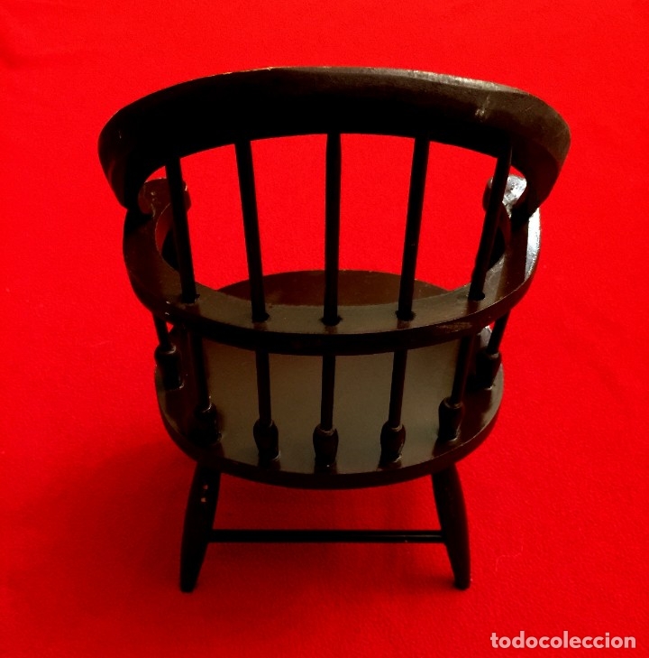 Vestidos mu&ntilde;ecas espa&ntilde;olas: SILL&Oacute;N DE MADERA PARA MU&Ntilde;ECAS. - Foto 3