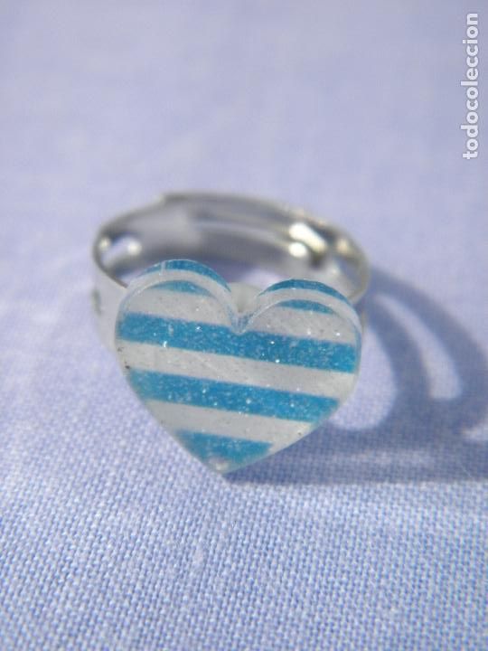 Vestidos mu&ntilde;ecas espa&ntilde;olas: Anillo Sortija infantil coraz&oacute;n - Foto 1